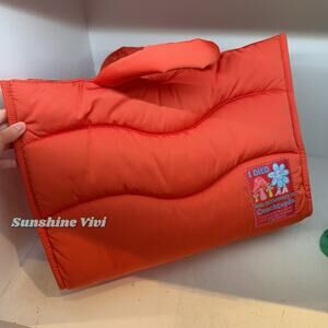 NWT Coach Coachtopia Loop Large Tote Shopper Shoulder Bag CQ057 Sun orange